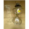 Image 1 : Antique Glass Oil Lamp