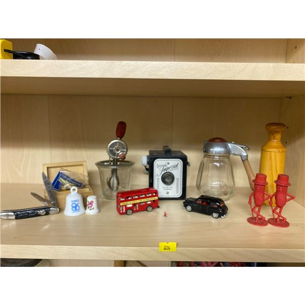 Collectibles Treasures Collection Camera Planters Peanuts Knife