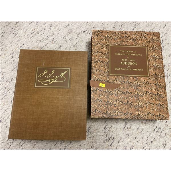 The Original Water Color Paintings by John James Audubon The Birds Of America Vol 1 & 2 1966