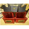 Image 2 : Red Blue Storage Basket Collection