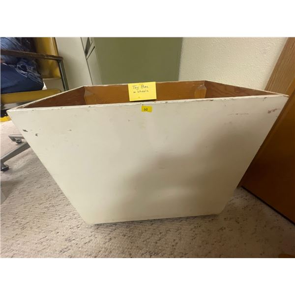 Wood Toy Box On Castors