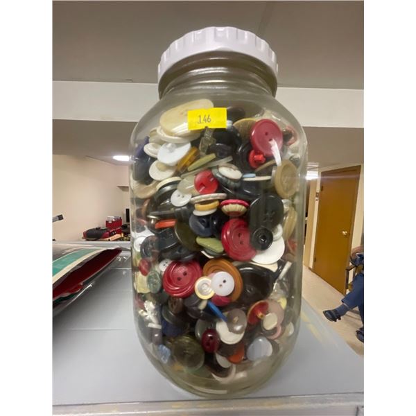Mystery Button Jar Extra Large Pickle Jar
