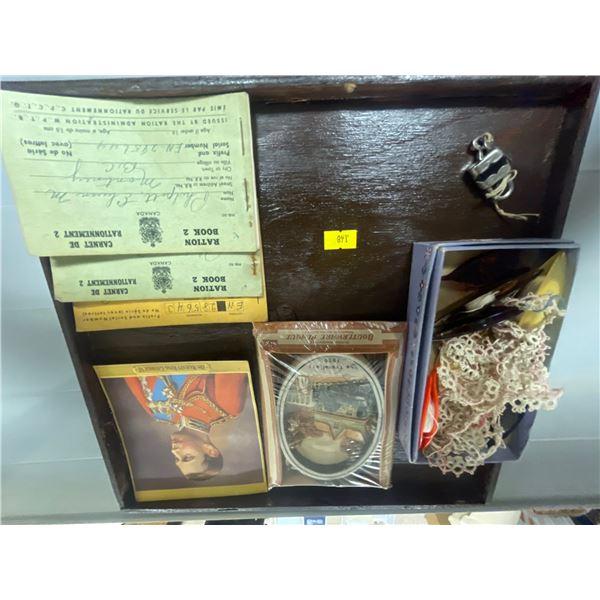 War Rations Books Curiosities Tatting Lace Kits