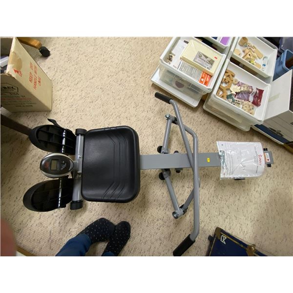 NEW Sunny Health Fitness SF-RW5639 Full Motion Rowing Machine