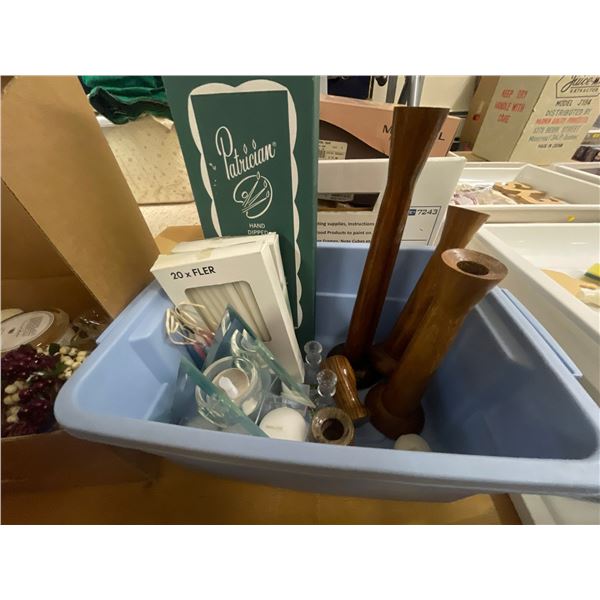 Wood Turning Candle Collection