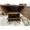 Image 3 : Wood Magazine Rack Side Table 18L x 13D x 24T
