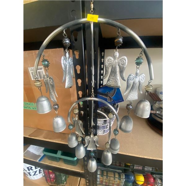 Fondu Pot With Fuel & Angel Wind Chime