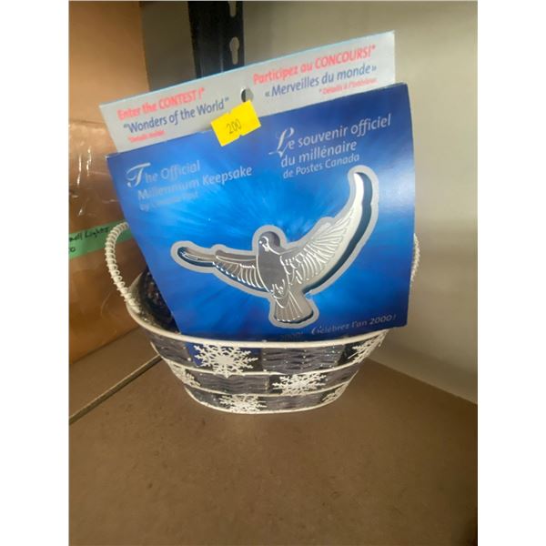 Millennial Collectible & Wire Basket