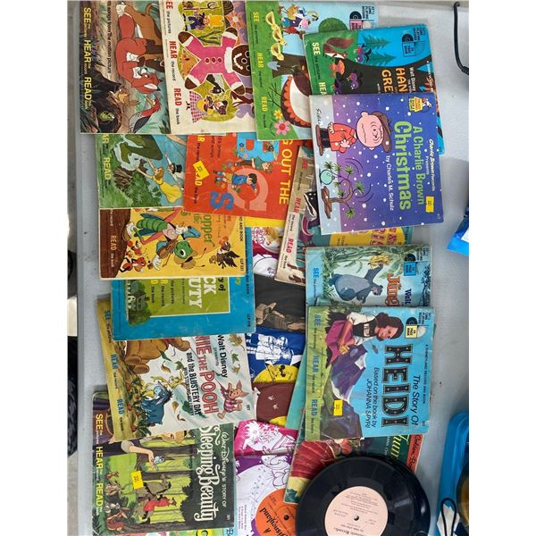 Disney Kids Record & Book Collection