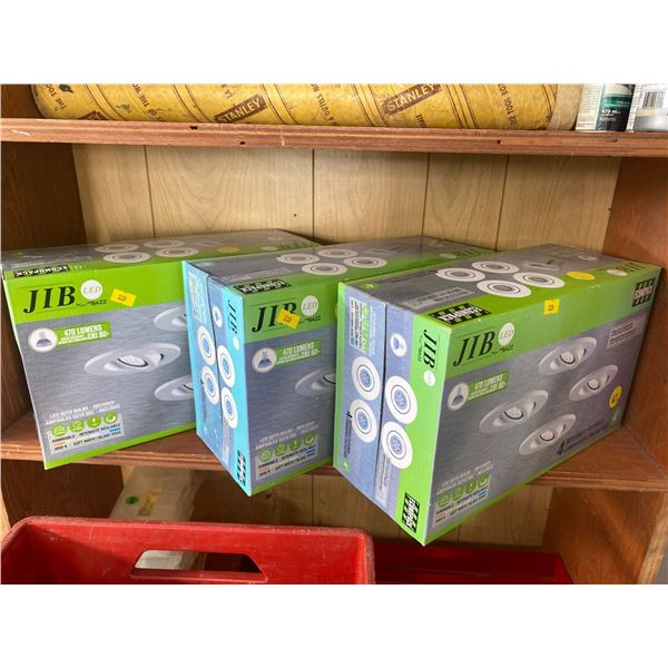JIB Pot Lights New 3 Boxes 12 Lights Total