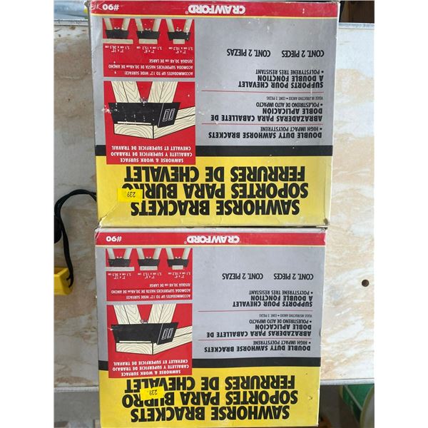 Heavy Duty Sawhorse Brackets