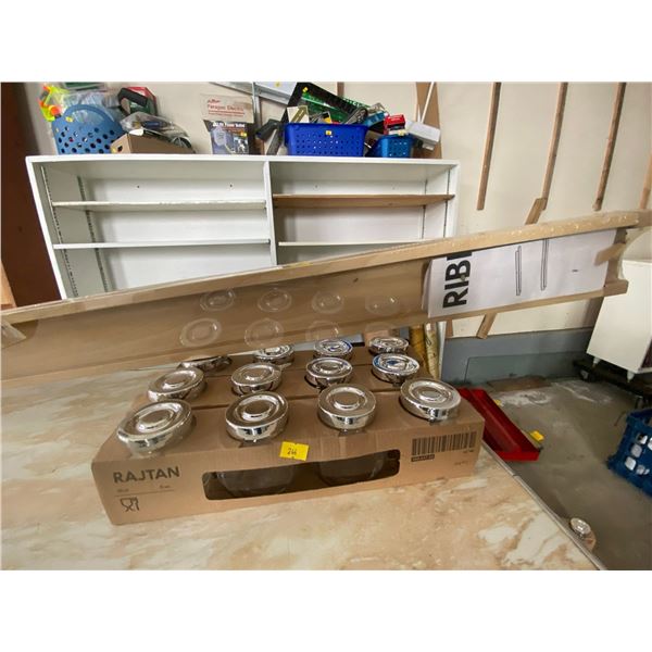 Ikea Glass Jar Spice Organizer & Shelf