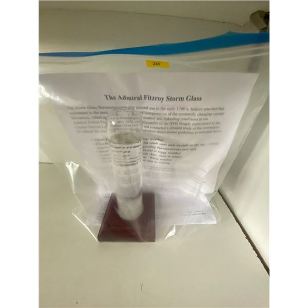 The Admiral Fitzroy Storm Glass Barometer