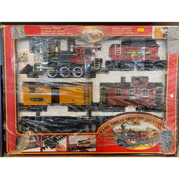 The Great Iron Spike Express Battery Train