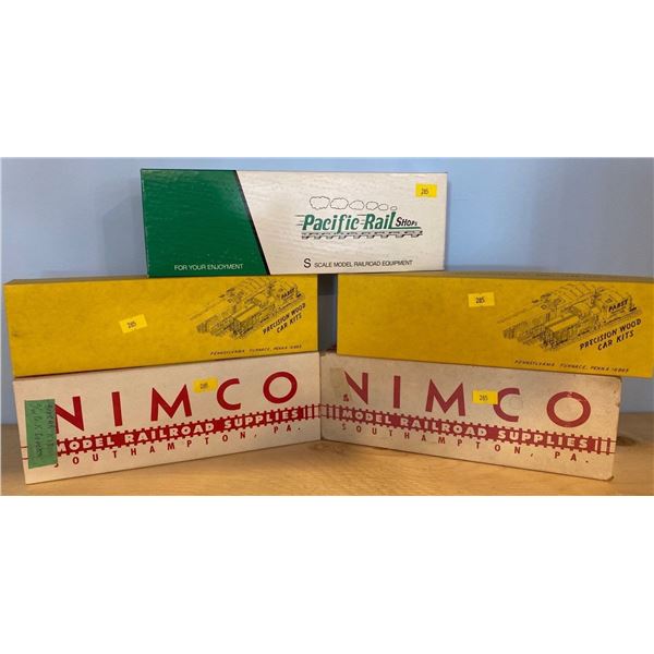 Pacific Rail Shops & Nimco Presicion Wood Kits