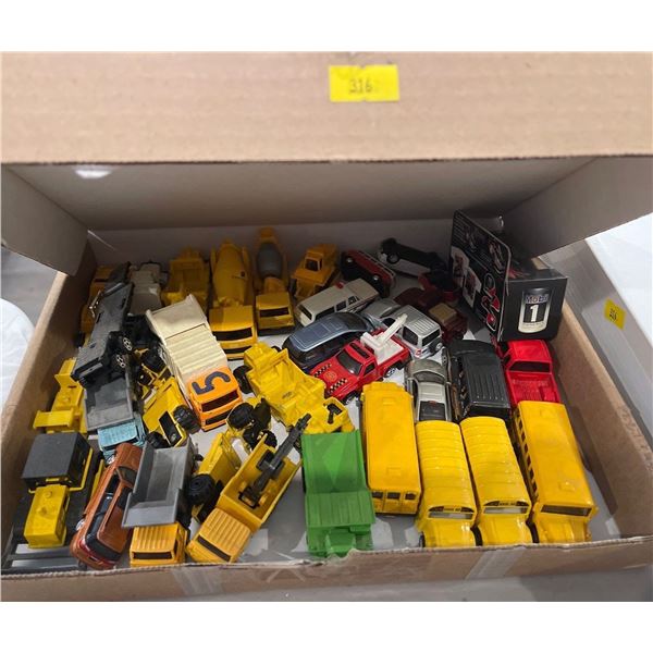 School Bus Toy Collection Construction
