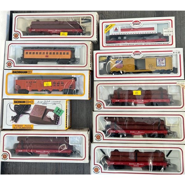 Assortment of New & Used HO scale Railway Train Parts Models & Accessories