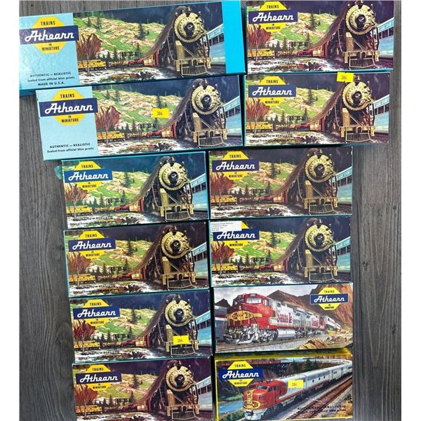 Large Athearn HO Gauge Train Cars & Railway Freights & Parts  Electric Model Train Set Vintage