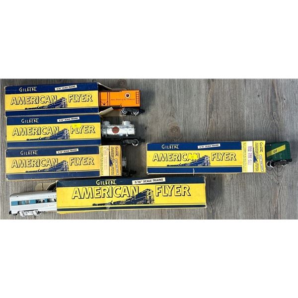 American Flyer 3/16" Scale Train Cars and Freight Cars for Model Train Play