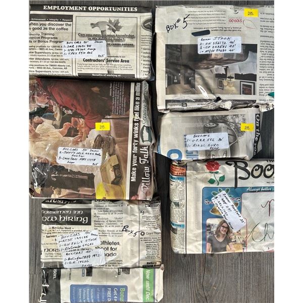 Assortment Of Mystery Box Cars And Train Parts  Read Labelling For Clues