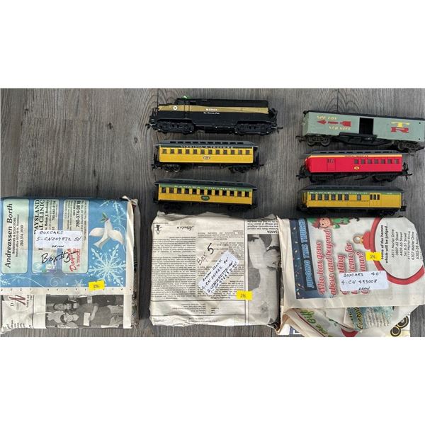 Mystery Assortment of HO Scale Box Car sets to Build a Locomotive