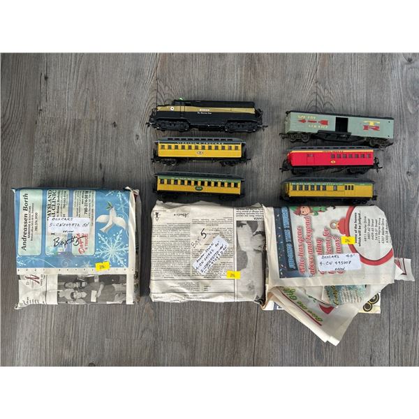 Assortment of Box Cars For Model Train Set