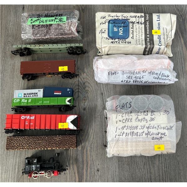 CP Rail with Many More Box Cars 