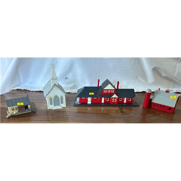 Train Set Accessories villiage or town setup