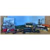 Image 1 : American Flyer Model Train Set & Various Vintage Models And Box Carts