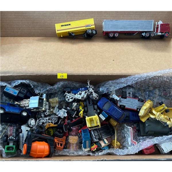 Assortment of Vintage Brand Name Cars & Truck Toys