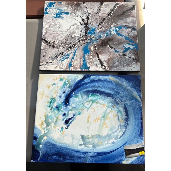 Two Paintings on Canvas - Artist Unknown