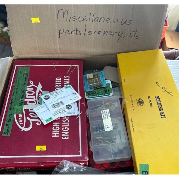 Miscellaneous Parts, Scenery, etc for building your Locomotive