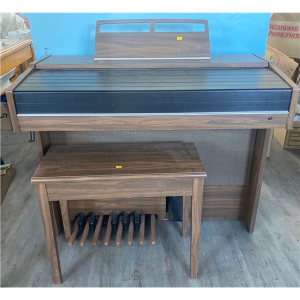 Antique Organ & Bench 48w x 31d x 42h