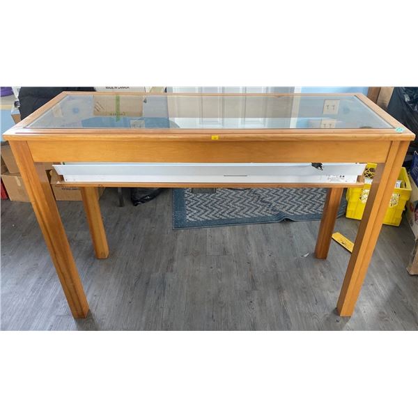 Vintage Homemade Drafting/ Drawing Table w/light 61w x 26d x 41h