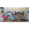 Image 1 : HO Scale Model Train Buildings  Pre Built Vintage Structures For Model Train City