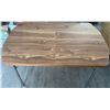 Image 1 : Vintage Kitchen Table with Wood Panelling 62w x44d  x41h