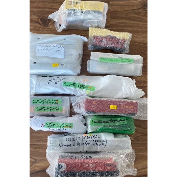 Large Model Train Parts Cars & Supplies to make Your Train Run