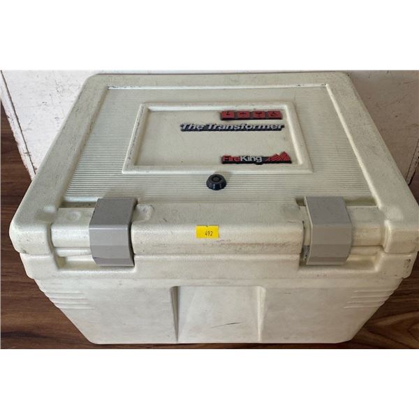 Insulated Plastic Fire Safe by Fire King  The Transformer