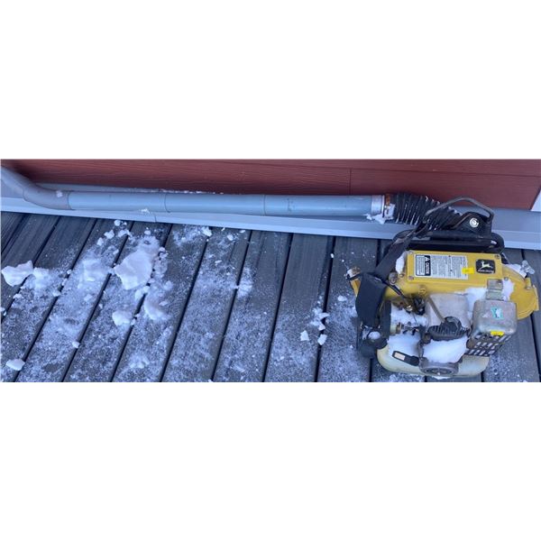 John Deere BackPack Blower 40cc  7500RPM