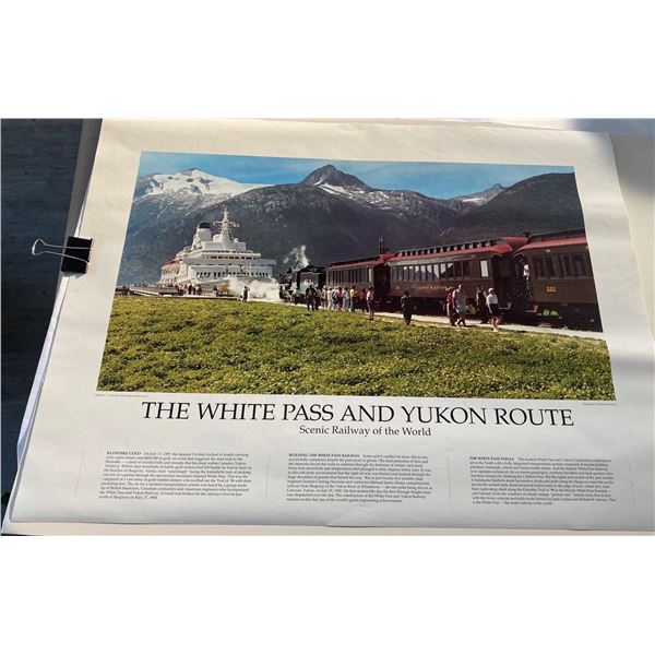 The White Pass and Yukon Route Rare Poster - Scenic Railway of the World