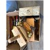 Image 1 : Mandarin Orange Boxes, Butter Press & Old Door Knobs