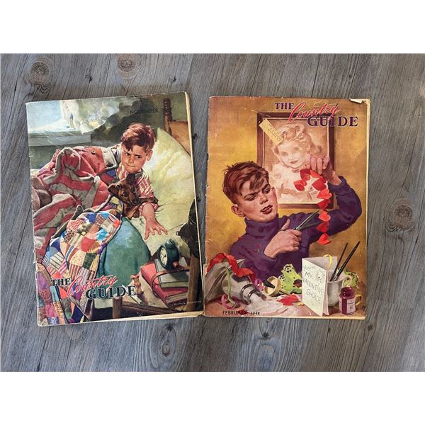 1947 & 1948 Country Guide Magazines