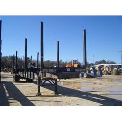 SHOPBUILT 4 BOLSTER T/A LOG TRAILER