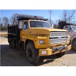 1987 FORD F800 S/A DUMP