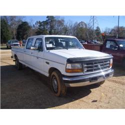 1996 FORD F350 XL CREW CAB