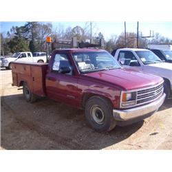 1992 CHEVROLET CHEYENNE 2500 SERVICE TRUCK