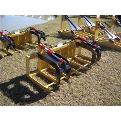 UNUSED 6' HYDRAULIC GRAPPLE (FITS BOBCAT TYPE