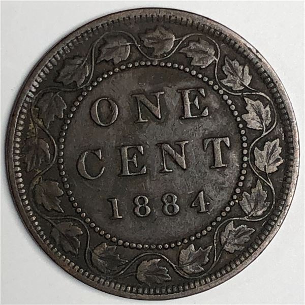 Canadian Large Cent 1884 EF