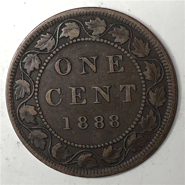 Canadian Large Cent 1888 VF