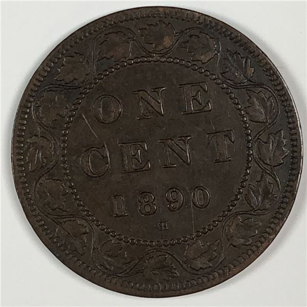 Canadian Large Cent 1890 VF